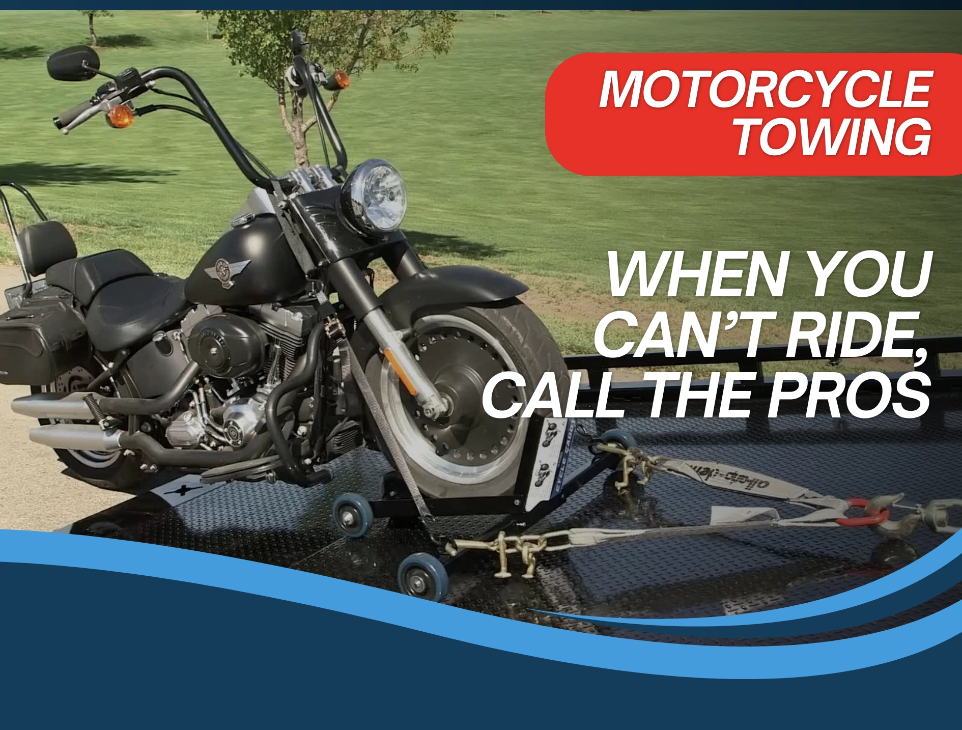 Motorcycle Towing 1 Blue and White Modern Towing Service Instagram Post8